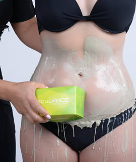 sculptice application to stomach